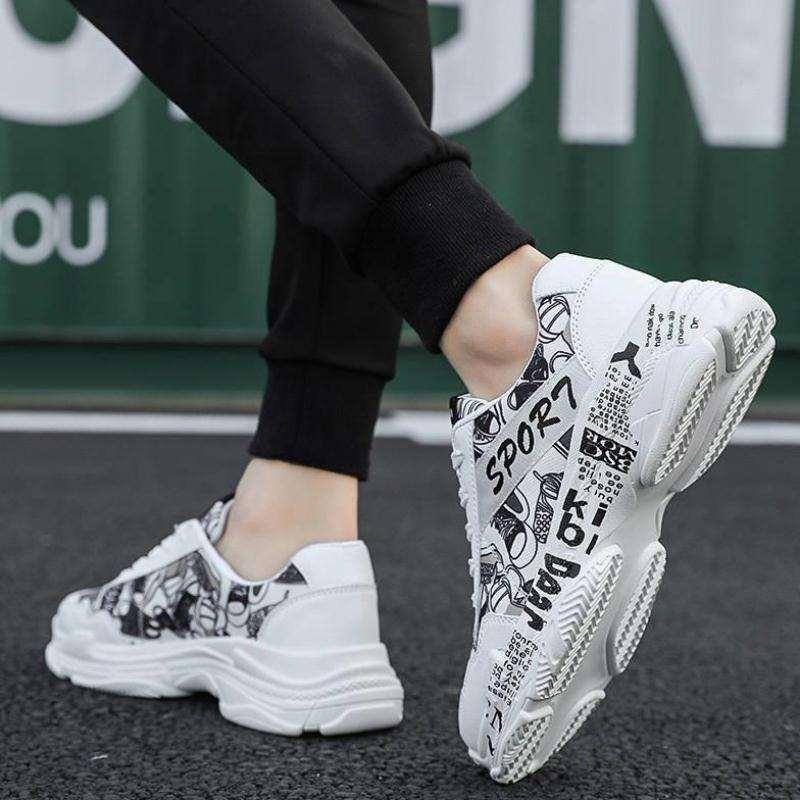 Giày Thể Thao Nam- Giày Sneakers Nam Họa Tiết Màu Sắc Nổi Bật 2019