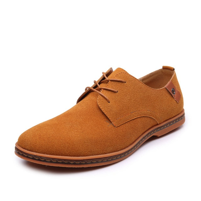 2019 Autumn Brand Men Suede Leather Men Shoes