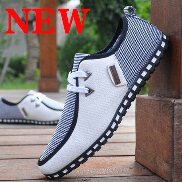 Fashion Loafers Men Flats Breathable Men Casual Shoes sneaker- 14