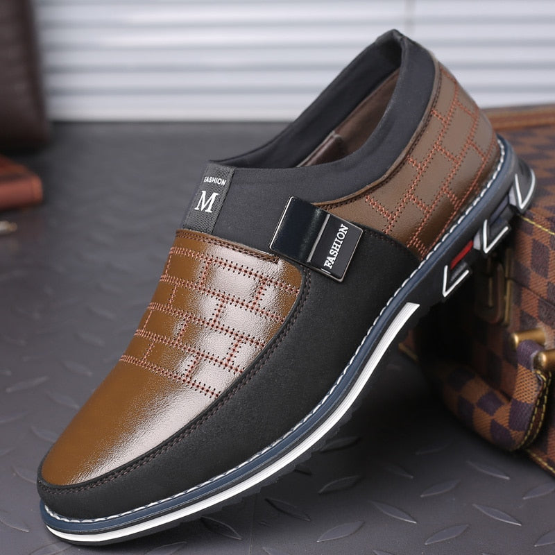 Leather Shoes Men Casual Shoes