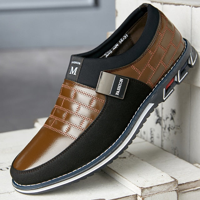 Leather Shoes Men Casual Shoes