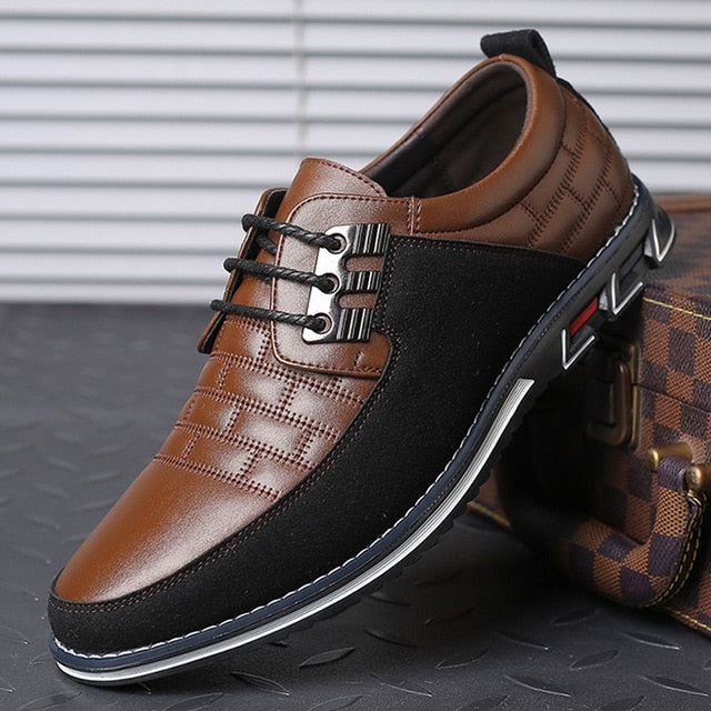 Leather Shoes Men Casual Shoes