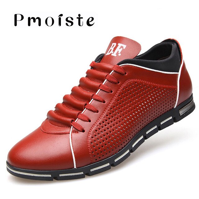 Men casual shoes fashion 2019 male leather shoes Big size 39-48