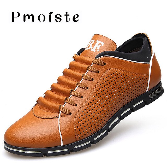 Men casual shoes fashion 2019 male leather shoes Big size 39-48