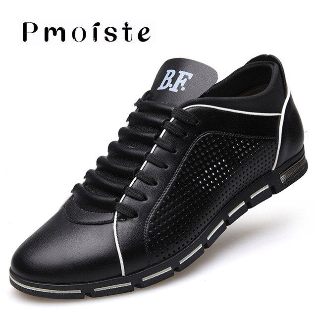 Men casual shoes fashion 2019 male leather shoes Big size 39-48