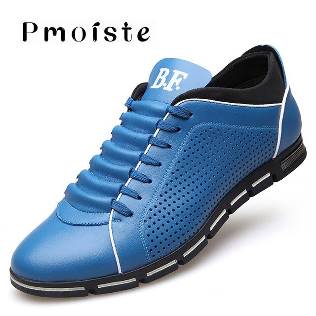 Men casual shoes fashion 2019 male leather shoes Big size 39-48